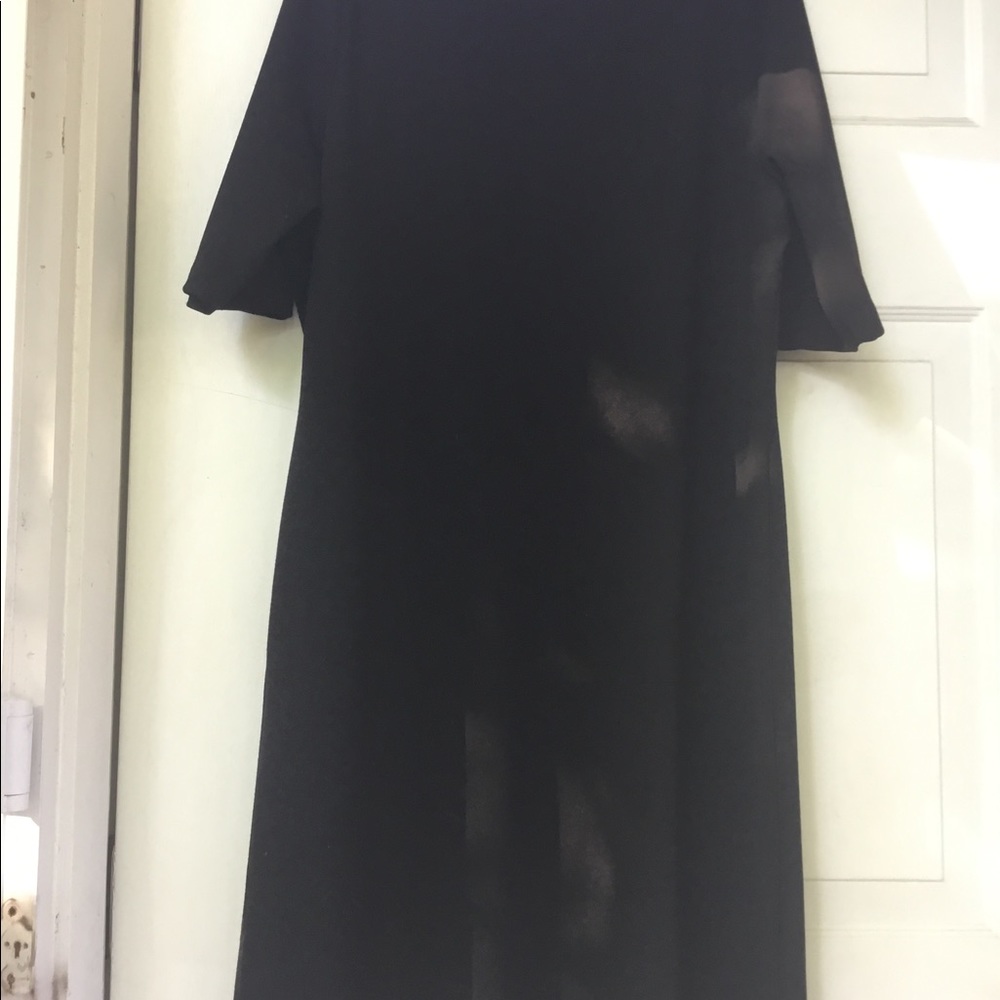 Talbots black business dress, 3/4 sleeve